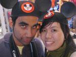 Sonya and Travis with Mickey ears