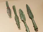 Stone arrow heads in the Bahrain National Museum