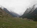View of the Altyn Arashan valley