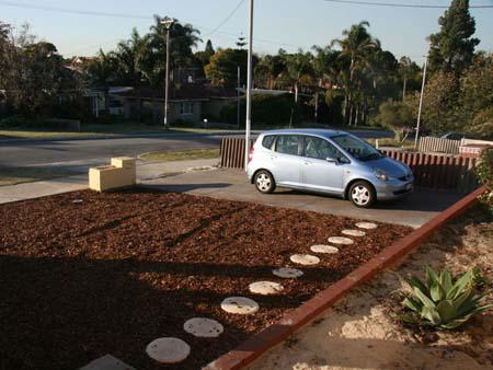 Outside after landscaping