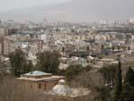 View of Shiraz from a mountain