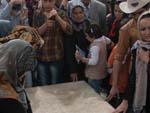 The Tomb of Hafez covered with verses of poetry