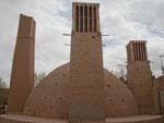 Water reservoir (Ab-anbar) with windcatchers used to cool the water