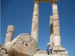 Amman Day Two - Sonya and Travis at Temple of Hercules