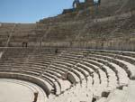 Amman Day Two - Travis sitting in the Roman Theatre
