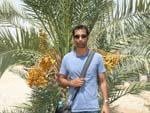 Baptism Site of Jesus - Travis and a date tree