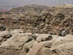 Dana Reserve - Travis sitting on the edge of some rocks