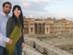 Sonya and Travis Great Court exedra