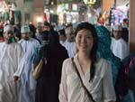Sonya at the Muttrah Souk