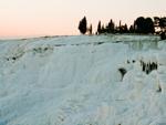 White travertines