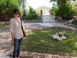 Sonya and some ducks at UAE Heritage Village
